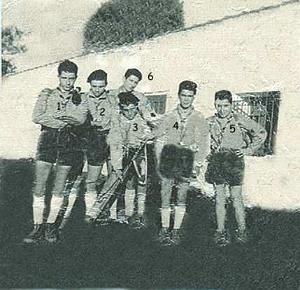 SCOUTS DE FRANCE 5 EME ORAN GROUPE SAINT LOUIS N33 1959 A CLAIREFONTAINE
